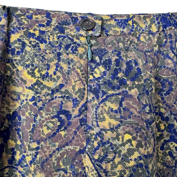 Harve Benard Vintage Pencil Print Side Zip Slit Grandma Office Skirt 12 - Picture 6 of 7
